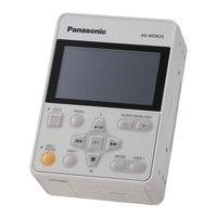 Panasonic POVCAM AG-MDR25E Operating Instructions Manual
