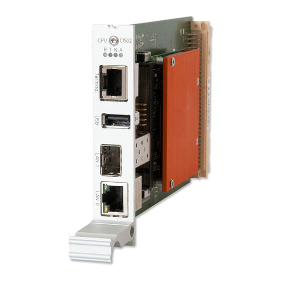 Meinberg CPU-C15G2 Setup Manual