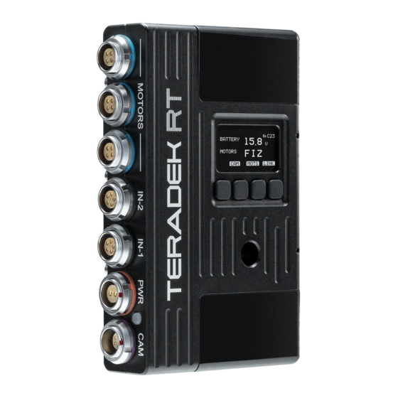 Teradek MDR-X Quick Start Manual