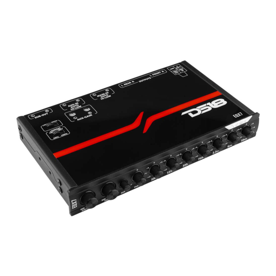 DS18 EQX7 Owner's Manual