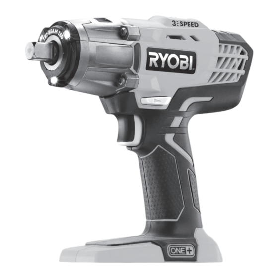 Ryobi R18IW Original Instructions Manual