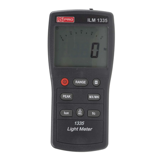 RS PRO ILM 1335 User Manual