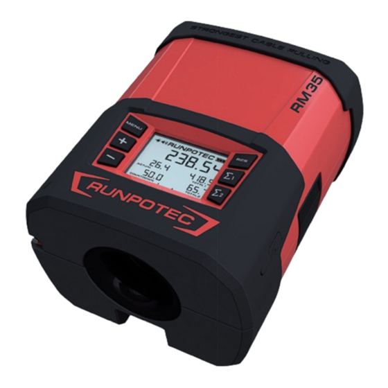 Runpotec RM 35 Manuals