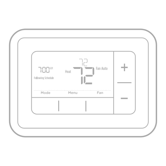 Honeywell Home RTH7460D1018 Quick Installation Manual