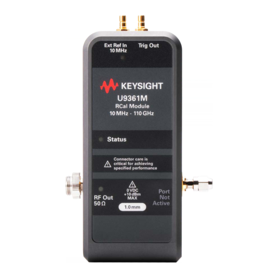 Keysight U9361C Measurement Manual