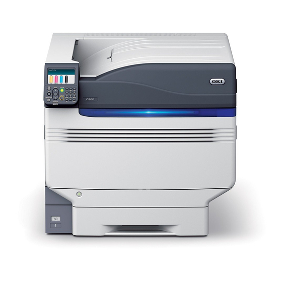 Oki C931dn User Manual