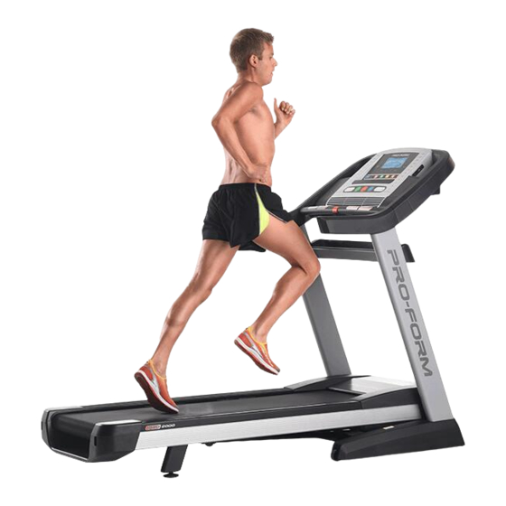 Proform 2000 treadmill manual sale