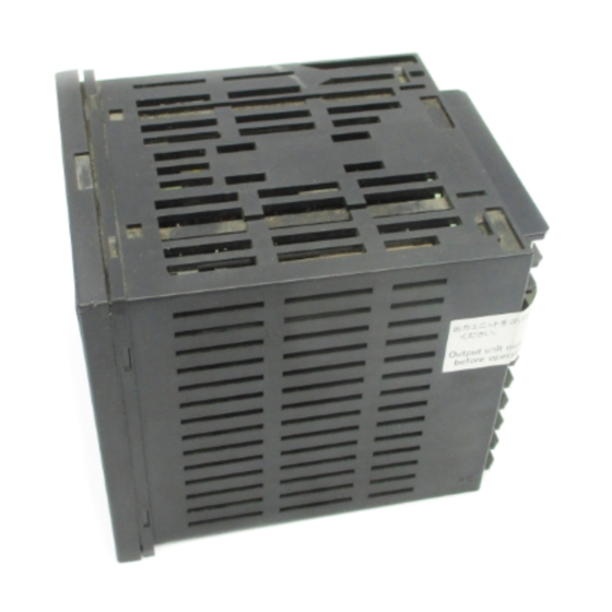 Omron E5CJ-R2 Operation Manual