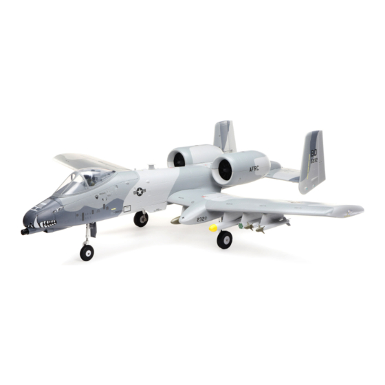 Horizon Hobby E-flite A-10 Thunderbolt II Instruction Manual