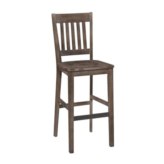 Home Styles Barnside Counter Stool 88 5516 88 Quick Start Manual