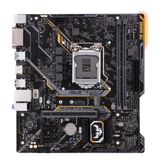 Asus TUF H310M-PLUS GAMING R2.0 Manual