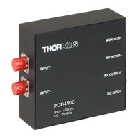 Thorlabs PDB4 Series Operation Manual