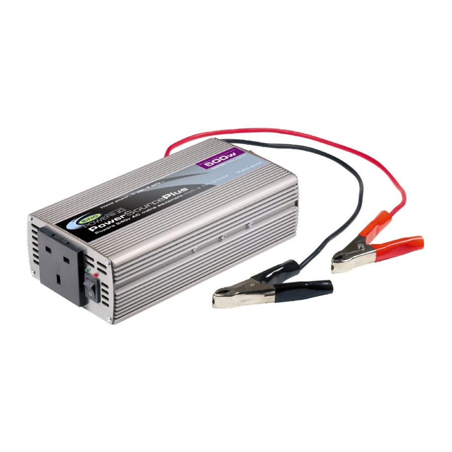 Ring Powering RINV500 - 12v DC To 230-240v AC Power Source Manual