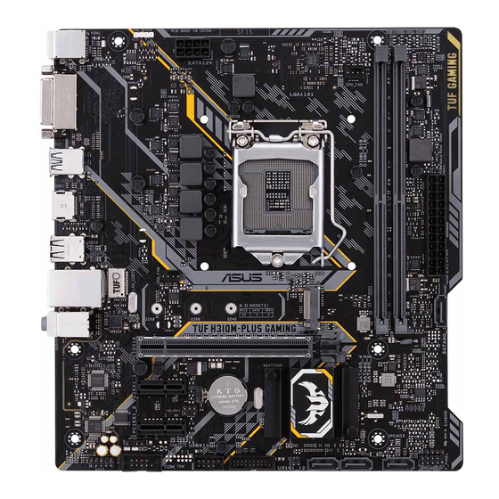 Asus TUF H310M-PLUS GAMING R2.0 Quick Start Manual