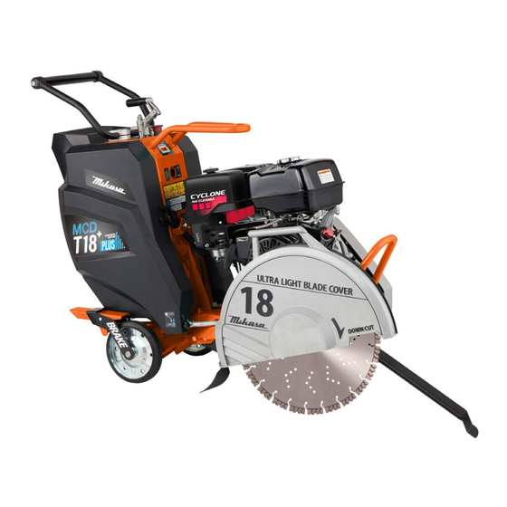 Mikasa MCD-T18H-PLUS Operating Instructions Manual