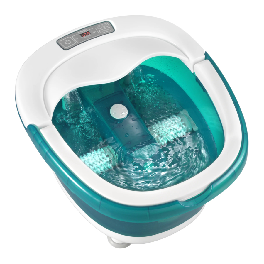 Homedics Deep Soak Duo FB-650 Manual