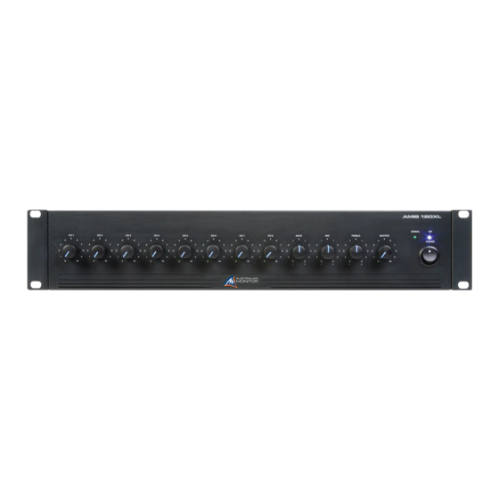 AUSTRALIAN MONITOR AMIS120XL Specifications