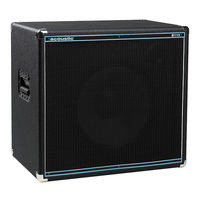 Acoustic B810 Owner's Manual