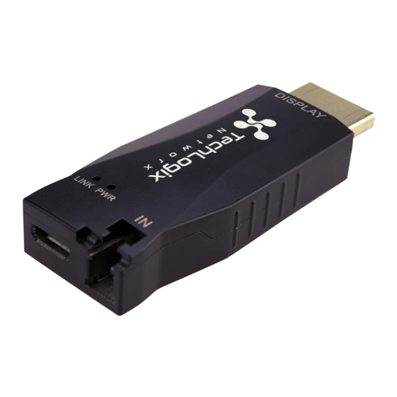 Techlogix TL-FO-HD User Manual