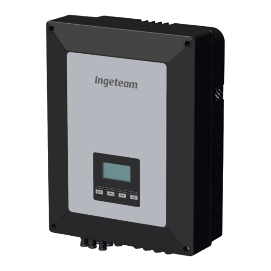 Ingeteam INGECON SUN 1Play HF User Manual