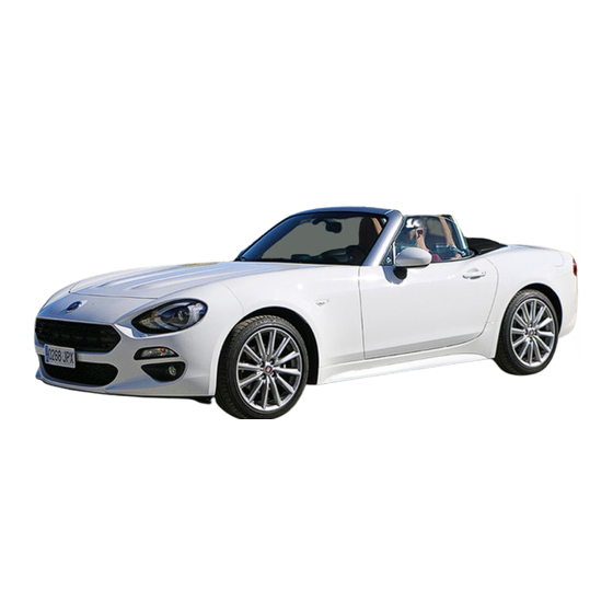 Fiat Spider 124 Owner's Handbook Manual