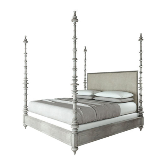 RH 18TH C. SPINDLE TURNED QUEEN BED Assembly Instructions