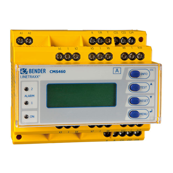 Bender LINETRAXX CMS460-D4 Manual