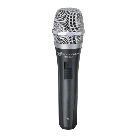Rockville RMP-XLR Owner's Manual