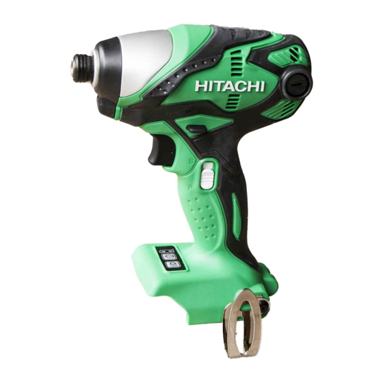 HIKOKI WH 18DSDL Handling Instructions Manual