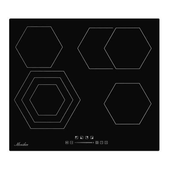 User Manuals: Monsher MHE 6019 Electric Hob