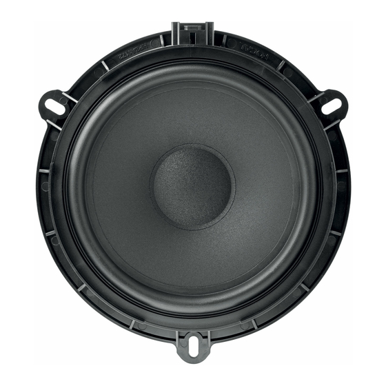 Focal IC FORD 165 User Manual
