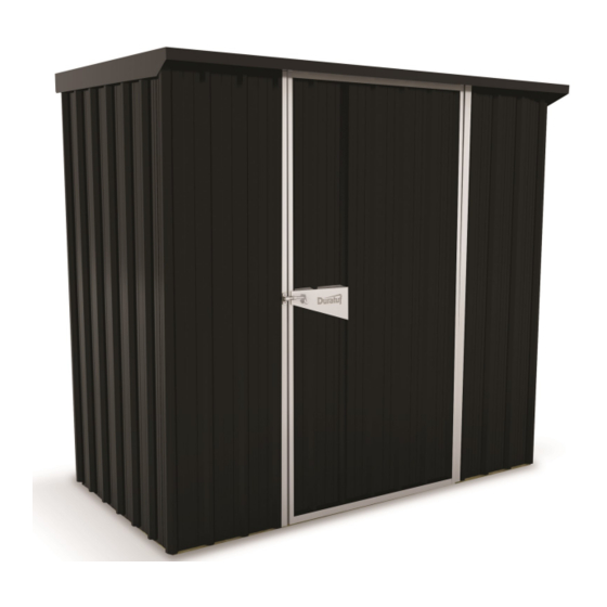 Riverlea Duratuf Garrison Sheds PL63 Assembly Instructions Manual