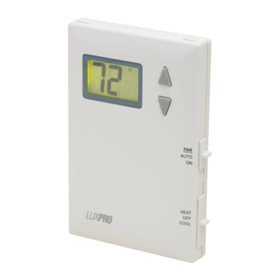 Lux Products PSD010BFb Installation And Operating Instructions