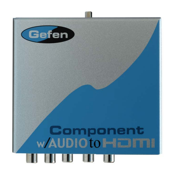 Gefen COMPAUD-2-HDMIN User Manual