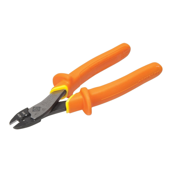 Greenlee KP1022 INS Quick Start Manual