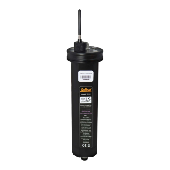 Solinst LevelSender 5 Quick Start Manual
