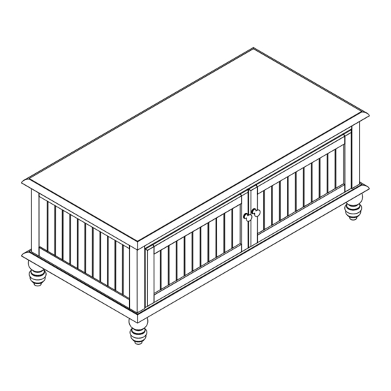 Whitewood Furniture OT-20C2 Assembly Instructions Manual