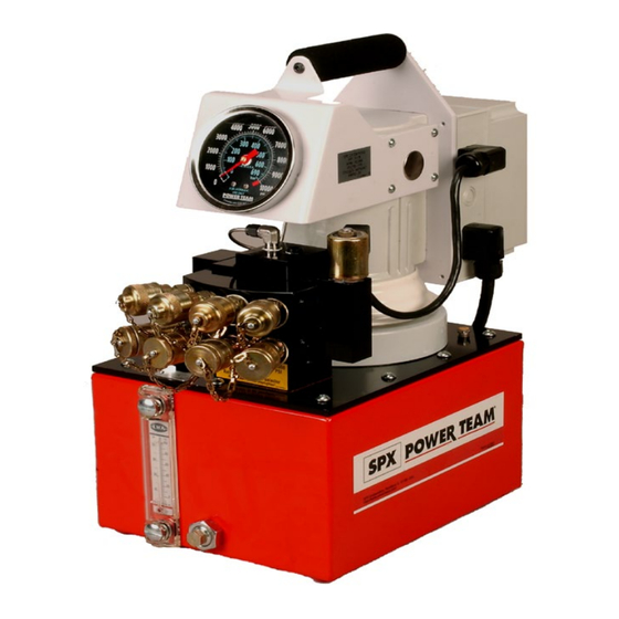 SPX FLOW Power Team PE55TWP-E110 Manuals