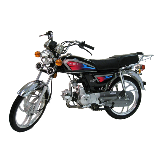 Jialing Honda MOTO NZ50 Manuals