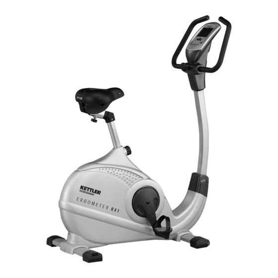 Kettler RX1 Assembly Instructions Manual