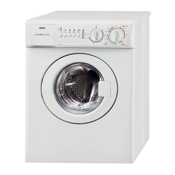 Zanussi ZWC 1301 User Manual