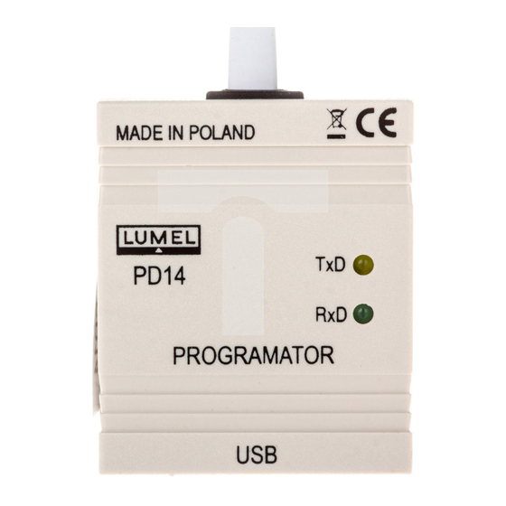 Lumel PD14 Manuals