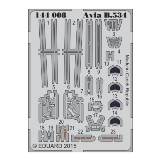 Eduard Avia B.534 Quick Start Manual