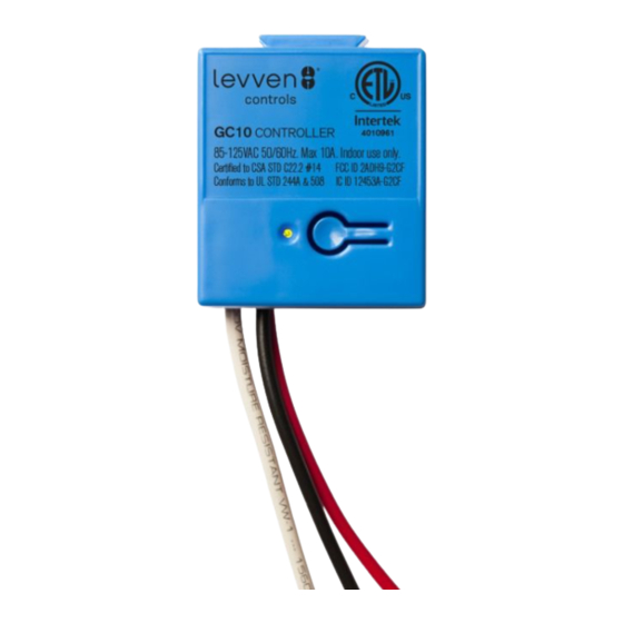 Levven GC10 Instruction Sheet