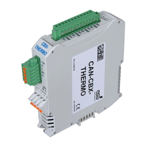 ESD CAN-CBX-THERMO Manual