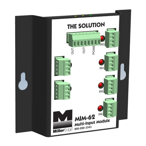 Miller Edge MIM-62 Installation Instructions