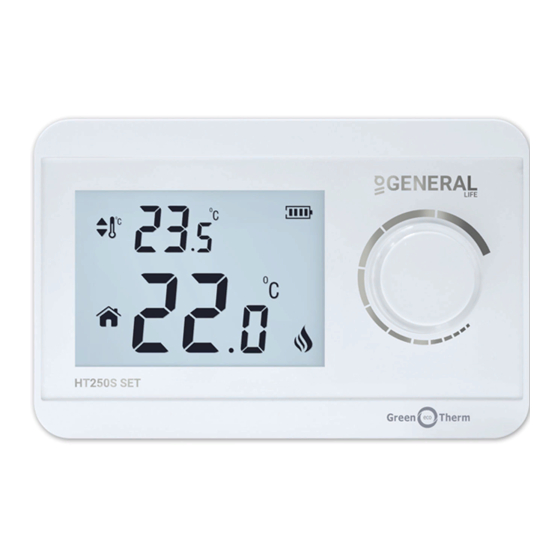 GENERAL LIFE HT250S SET Manual