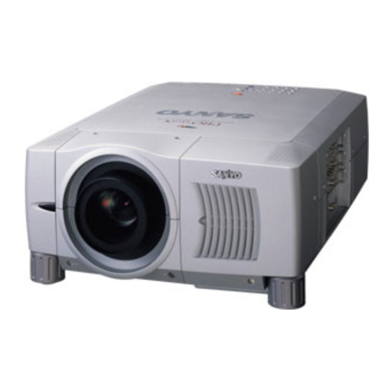 Sanyo PLC-XF30NL LCD Projector Manuals