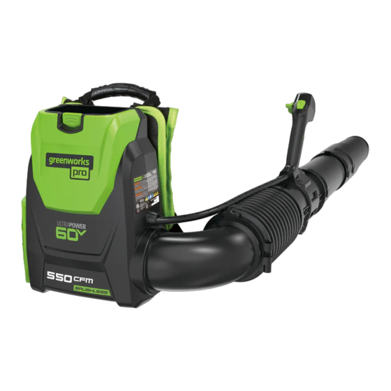 GreenWorks Pro BLC463 Operator's Manual