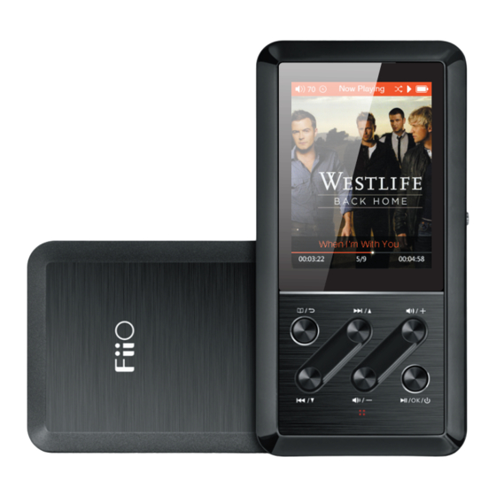 Fiio X3 User Manual